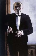 self portrait in a tuxedo Max Beckmann